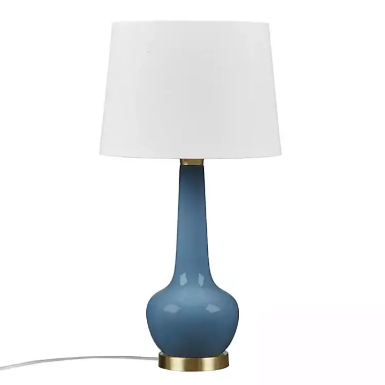Kirklands Home Table Lamps|Ceramic Zazie Table Lamp Blue