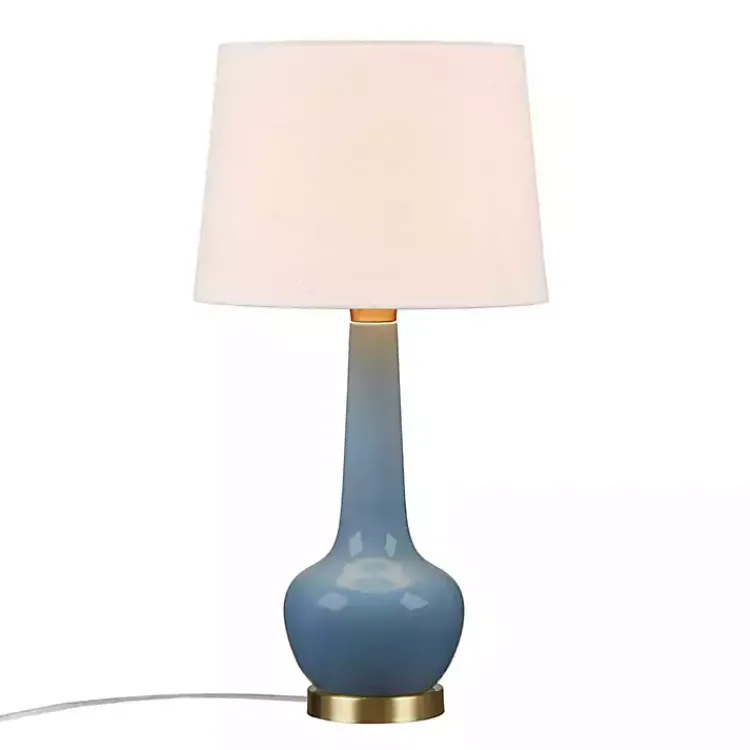 Kirklands Home Table Lamps|Ceramic Zazie Table Lamp Blue