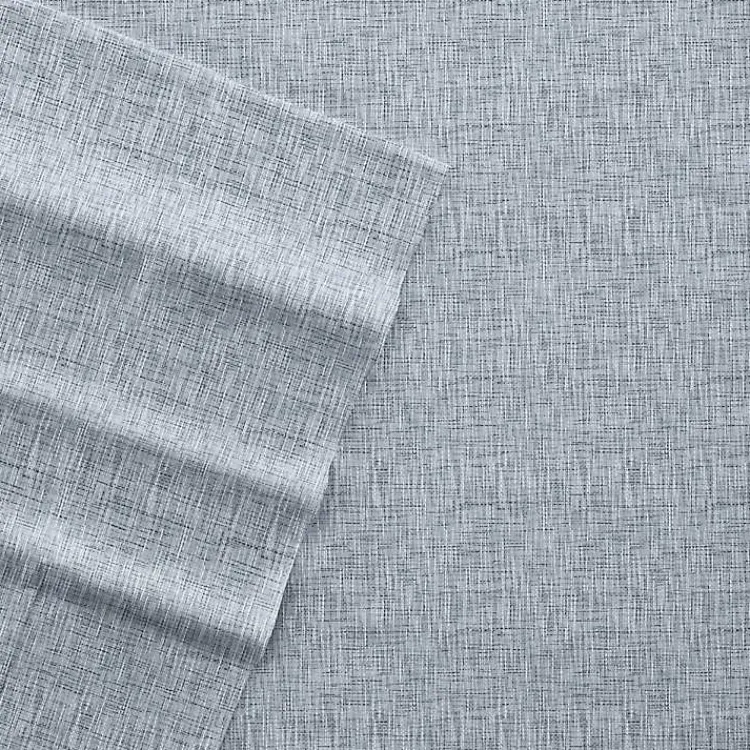 Kirklands Home Bed Sheets|Chambray 3-pc. Twin Sheet Set Blue