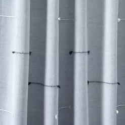 Kirklands Home Curtains & Drapes|Clipped Stripe Curtain Panel Set, 84 in. Blue