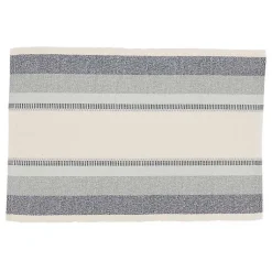 Kirklands Home Table Linens|Blue Coastal Ribbed Striped Placemats, Set of 4