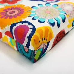 Kirklands Home Outdoor Cushions & Pillows|Blue Confetti Outdoor Chaise Cushion