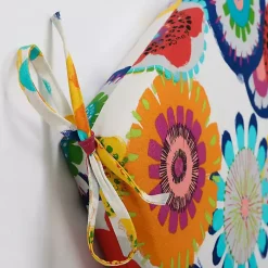 Kirklands Home Outdoor Cushions & Pillows|Blue Confetti Outdoor Chaise Cushion