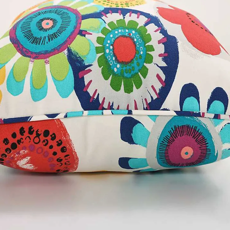 Kirklands Home Outdoor Cushions & Pillows|Blue Confetti Outdoor Lumbar Pillows, Set of 2