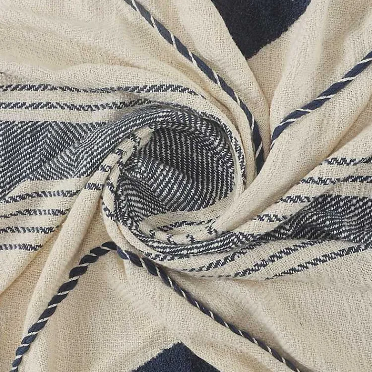 New Cotton Diamond Geometric Fringe Throw Blankets & Throws