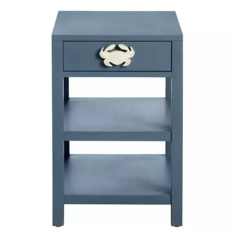 Kirklands Home Accent & End Tables|Crab Accent Table Blue