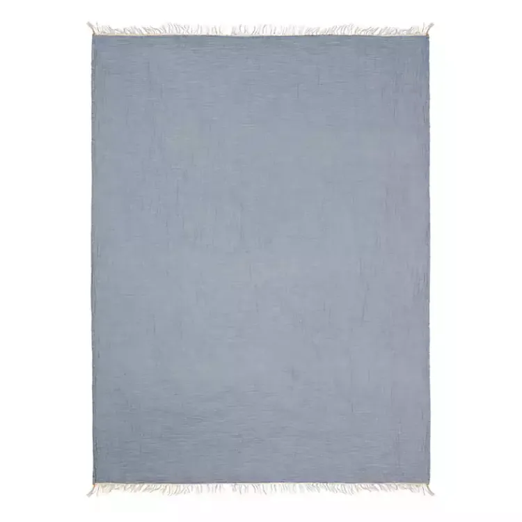 Hot Crinkled Cotton Fringe Throw Blankets & Throws