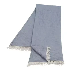 Hot Crinkled Cotton Fringe Throw Blankets & Throws
