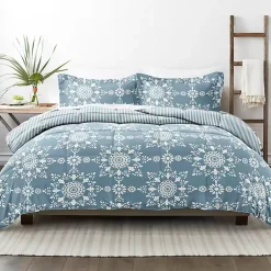 Kirklands Home Comforters|Daisy Medallion Queen 3-pc. Comforter Set Blue