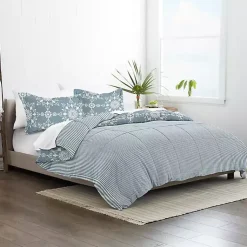 Kirklands Home Comforters|Daisy Medallion Queen 3-pc. Comforter Set Blue