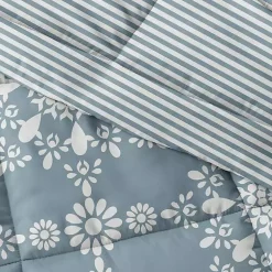 Kirklands Home Comforters|Daisy Medallion Queen 3-pc. Comforter Set Blue