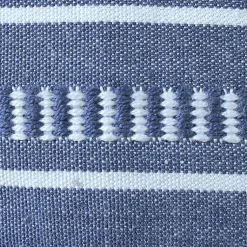 Clearance Blue Dash Stripe Indoor/Outdoor Pillow Pillows