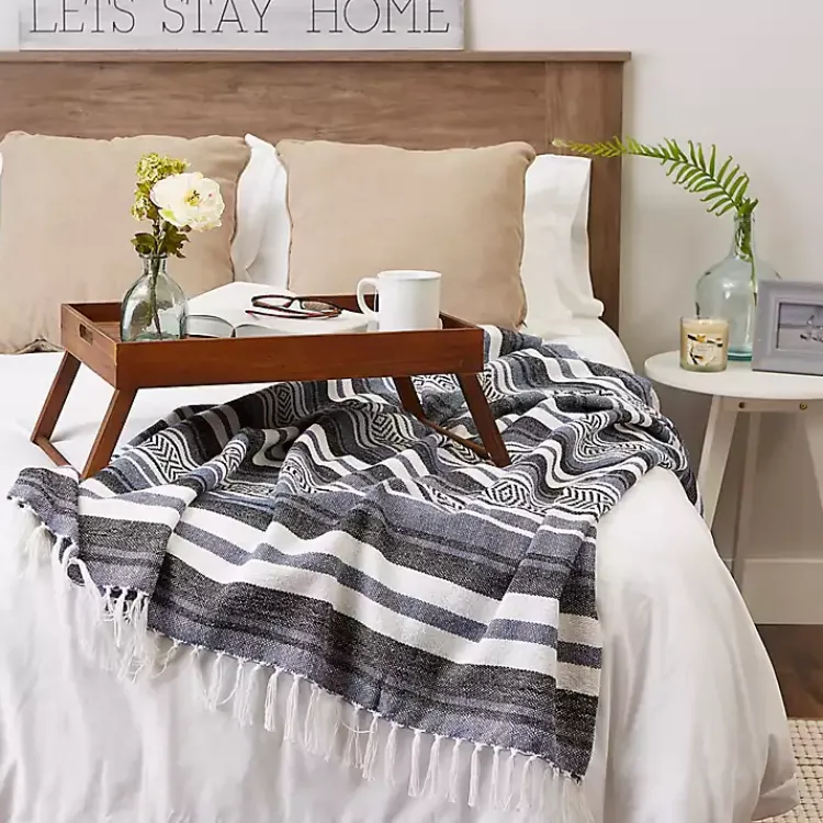 Hot Farmhouse Stripe Throw Blankets & Throws