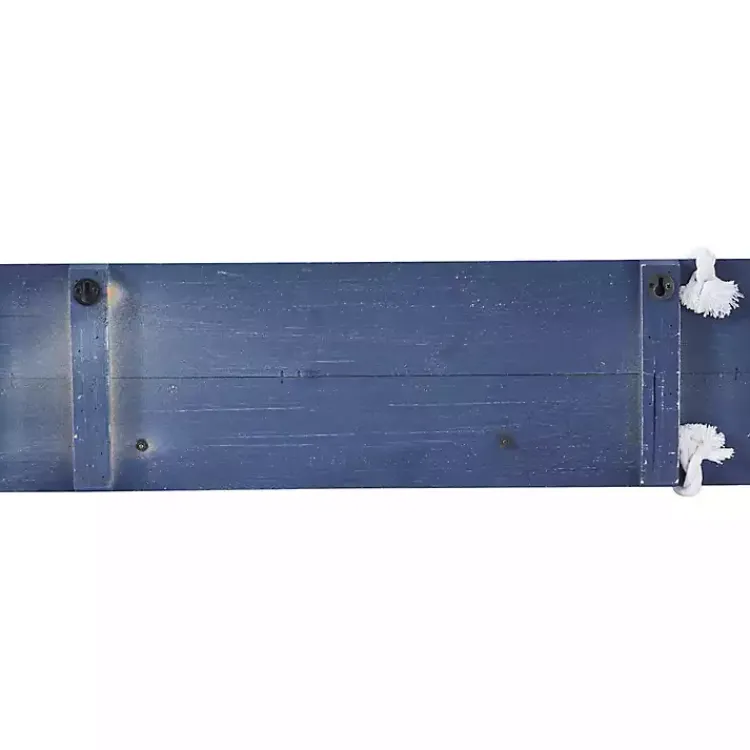 Kirklands Home Wall Quotes & Signs|Fir Beach Arrow Coastal Wall Plaque Blue