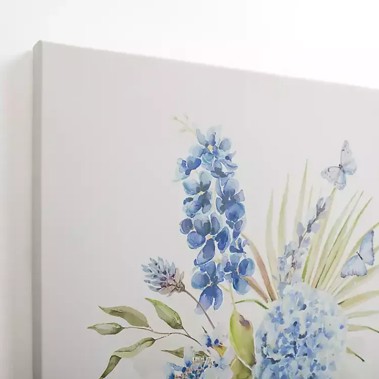 Kirklands Home Canvas Art|Blue Floral in China Vase I Canvas Art Print