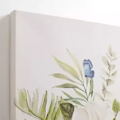 Kirklands Home Canvas Art|Blue Floral in China Vase II Canvas Art Print