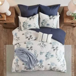 Kirklands Home Comforters|Blue Floral 7-pc. King Comforter Set