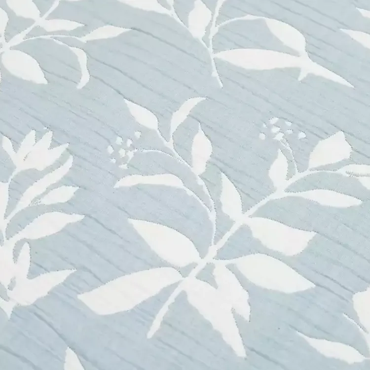 Kirklands Home Quilts|Blue Floral Reversible 3-pc. King Quilt Set