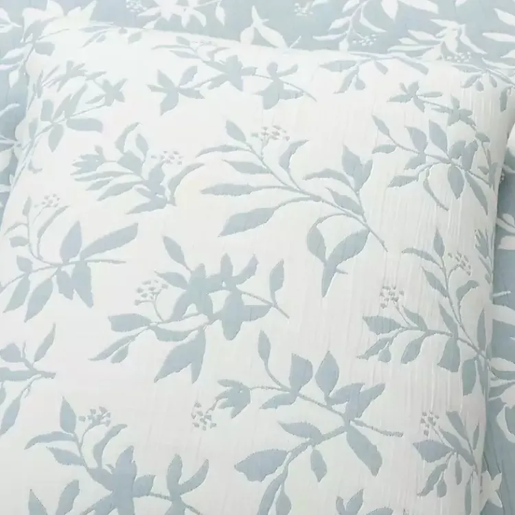 Kirklands Home Quilts|Blue Floral Reversible 3-pc. King Quilt Set