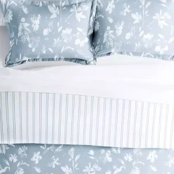 Kirklands Home Duvets|Blue Garden Farmhouse 3-pc. King Duvet Cover Set