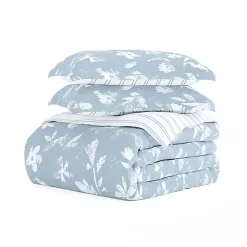 Kirklands Home Duvets|Blue Garden Farmhouse 3-pc. King Duvet Cover Set
