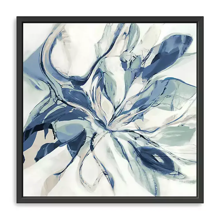 Kirklands Home Canvas Art|Blue Halcyon Framed Canvas Art Print