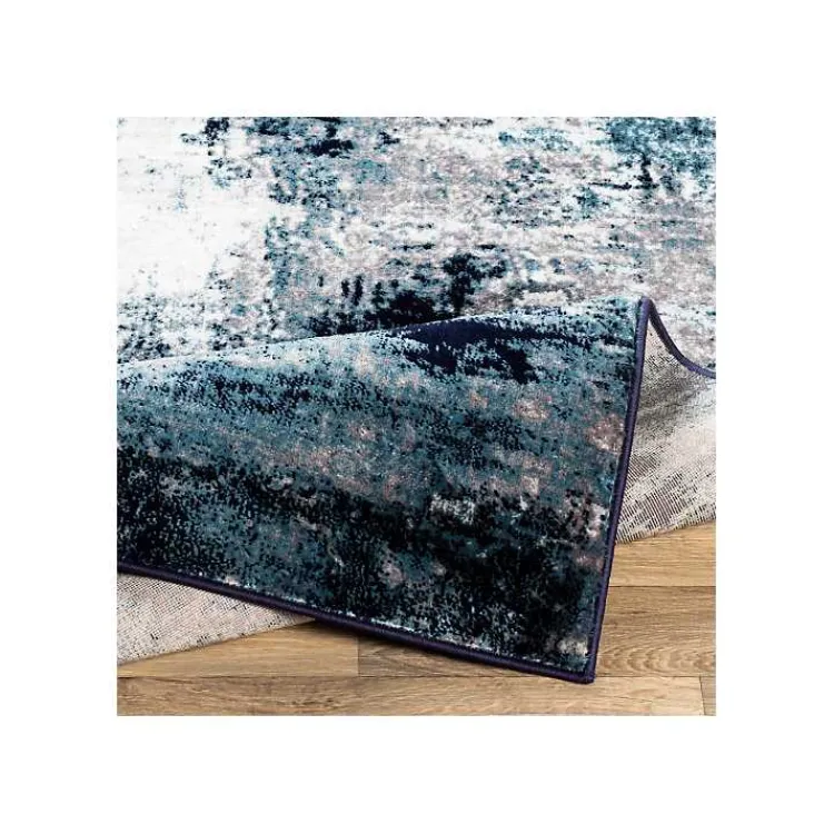 Kirklands Home Area Rugs|Blue Harper Abstract Area Rug, 5x7