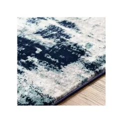 Kirklands Home Area Rugs|Blue Harper Abstract Area Rug, 5x7