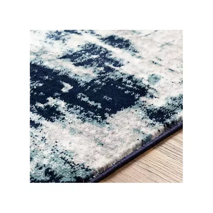 Kirklands Home Area Rugs|Blue Harper Abstract Area Rug, 5x7