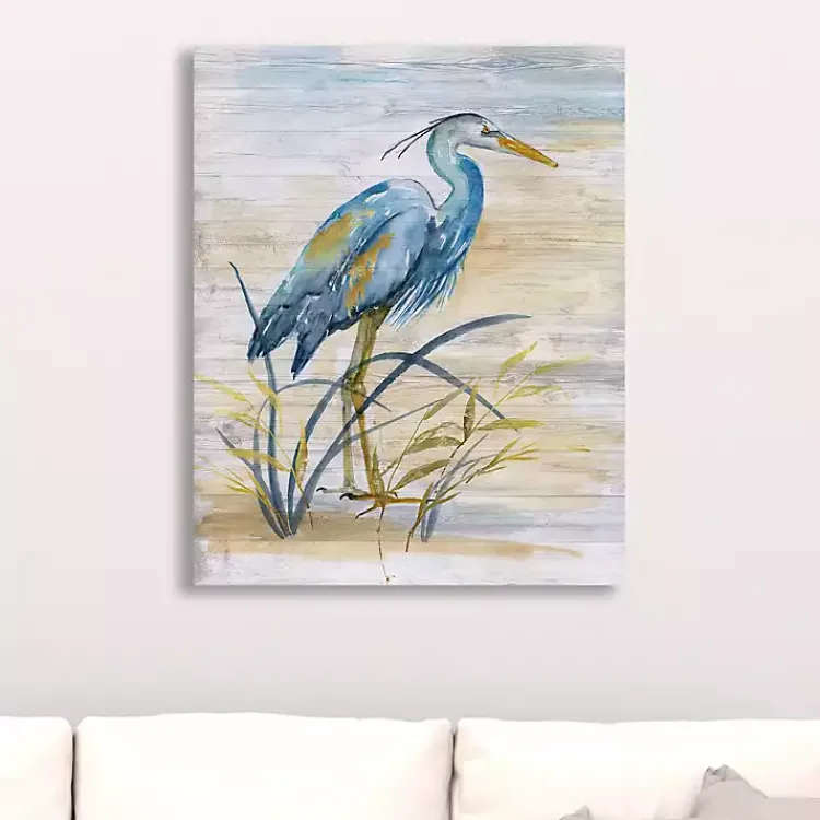 Kirklands Home Canvas Art|Blue Heron Giclee Canvas Art Print