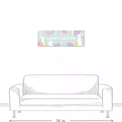 Online Hoppy Easter Canvas Wall Plaque Easter Decorations