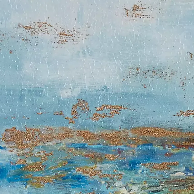 Kirklands Home Canvas Art|Blue Horizon Framed Canvas Art Prints, Set of 5