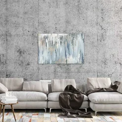 Kirklands Home Canvas Art|Blue Illusion Canvas Art Print