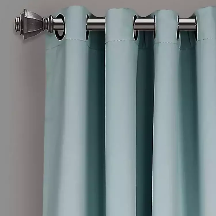 Kirklands Home Curtains & Drapes|Insulated Blackout Curtain Panel Set, 84 in. Blue