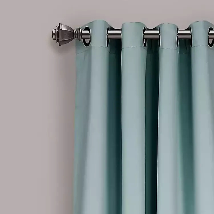 Kirklands Home Curtains & Drapes|Insulated Blackout Curtain Panel Set, 108 in. Blue