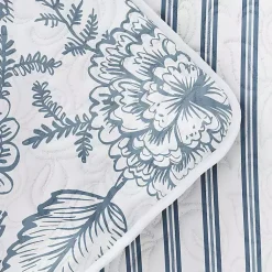 Kirklands Home Quilts|Blue Jacobean Reversible 2-pc. Twin Quilt Set