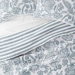 Kirklands Home Quilts|Blue Jacobean Reversible 2-pc. Twin Quilt Set