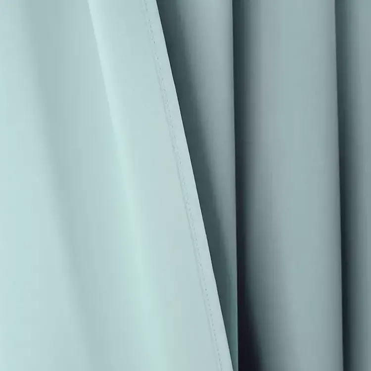 Kirklands Home Curtains & Drapes|Knotted Curtain Panel Set, 84 in. Blue