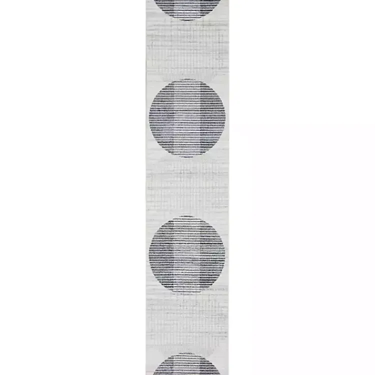 Kirklands Home Area Rugs|Blue Linear Geometric Washable Runner, 2x10