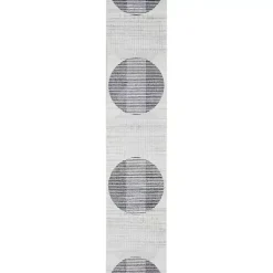 Kirklands Home Area Rugs|Blue Linear Geometric Washable Runner, 2x8