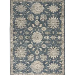 Kirklands Home Area Rugs|Blue Lush Vines Area Rug, 4x6