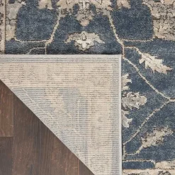 Kirklands Home Area Rugs|Blue Lush Vines Runner