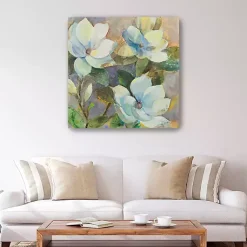 Kirklands Home Canvas Art|Blue Magnolias Canvas Art Print