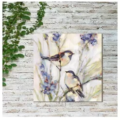 Kirklands Home Outdoor Wall Decor|Blue Meadow II Outdoor Canvas Art