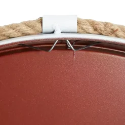 Kirklands Home Clocks|Blue Metal and Rope Wall Clock