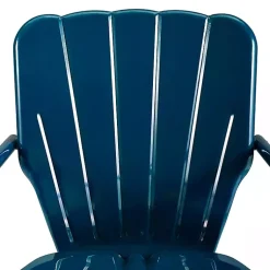 Kirklands Home Outdoor Seating|Metal Ridgeland 2-pc. Chair Set Blue