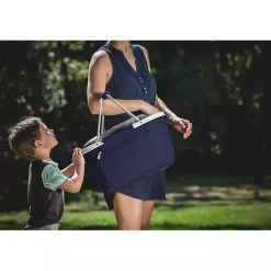 Kirklands Home Serving & Entertaining|Ole Miss Rebels Cooler Basket Blue