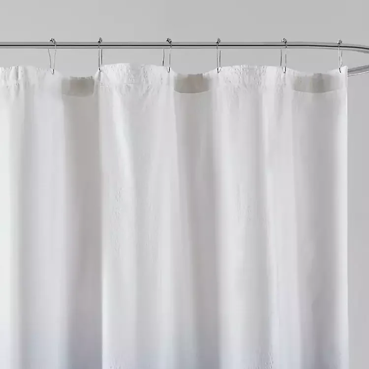 Kirklands Home Shower Curtains|Blue Ombre Seersucker Shower Curtain