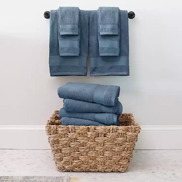 Kirklands Home Bath Towels|6-pc. Essential Cotton Bath Towels Blue