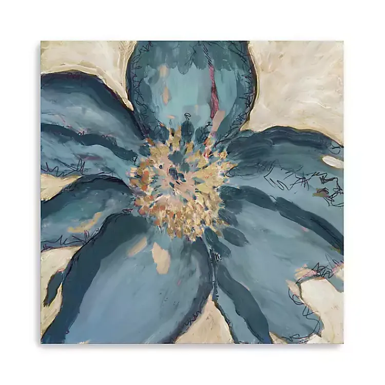 Kirklands Home Canvas Art|Blue Poppy Giclee Canvas Art Print